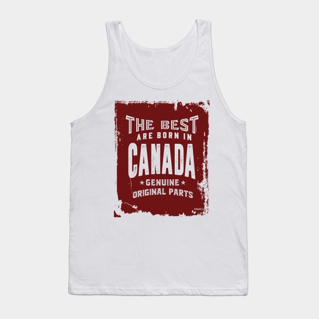 Born in Canada Tank Top by C_ceconello